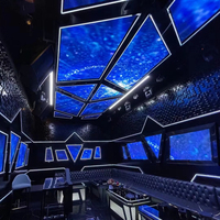 Écran LED d'intérieur pour table de DJ Ktv Cabine de DJ Discothèque Bar Personnalisé 65 SDK flexible P4 Panneau d'affichage LED d'intérieur