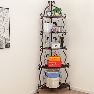 Giá Để Đồ Bằng Sắt Rèn 5 Lớp Cho Phòng Khách Nhà Bếp Phòng Tắm Giá Tiết Kiệm Không Gian - Product Image 4