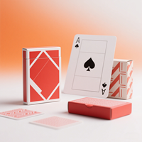 Fabricant de cartes à jouer en papier de haute qualité imprimées et personnalisées Cartes éducatives Cartes de jeu 4 jeux Boîte de deux pièces à vendre