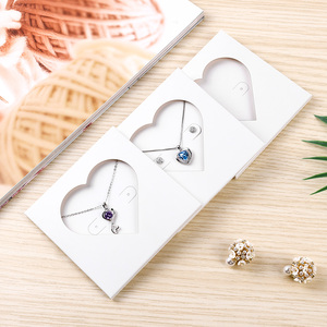 Tùy chỉnh Vòng cổ thẻ hiển thị bao bì kraft giấy bù đắp giấy sóng Hội Đồng Quản trị các tông đồ trang sức chủ thẻ hộp - Product Image 4