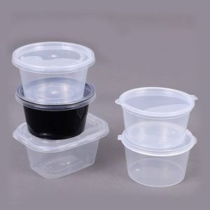 Tazón Pequeño Biodegradable de PP con Tapa, Personalizable para Catering, Recomendado como Vaso Desechable para Salsas - Product Image 4
