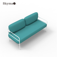 Skymax Chaise Café Lounge Restaurant Chaises Longues Canapé D'intérieur Chaise De Camping avec Table D'appoint Bureau Invité Chaise D'attente