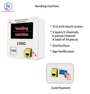 Distributeur automatique mural intelligent 24h/24 avec écran tactile de vérification d'âge pour l'hygiène féminine - Product Image 2