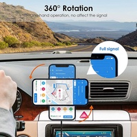 Support magnétique pour téléphone de voiture avec chargeur sans fil, charge rapide, support de ventilation, station de charge électrique 10W