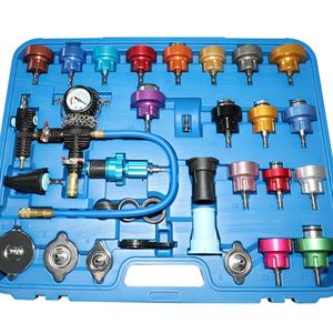 34 teile/satz Kühlsystem Auto Wassertank Vakuum Manometer Automobil mit Aluminium Handpumpe und Adapter - Product Image 6