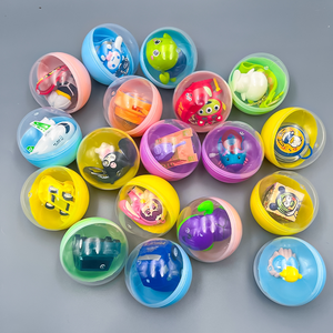 Jouets en capsules en gros pour enfants, petits jouets en capsules en plastique bon marché, capsules de 45 mm avec jouet en plastique à l'intérieur pour distributeur automatique - Product Image 1