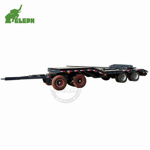 4 as roda dan 3 baris 6 as roda 150 ton rendah Semi Trailer - Product Image 6