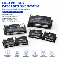 BMS Modular de Litio de Alto Voltaje 144S EC-HV con Pantalla LCD de 4.3 Pulgadas y CAN RS485 para Sistemas de Almacenamiento de Energía y PCBA de Power Bank