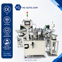 Machine d'assemblage d'actionneurs d'aérosol à haute vitesse pour le vérification des fuites, le sertissage de buses, l'insertion de joints, la pulvérisation de protection solaire et la solution clé en main