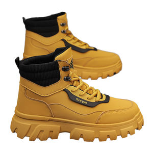 For <b>Boots</b> Men 2025 New Autumn <b>Winter</b> Outdoor Sports Casual Versatile Wear-Resistant Thick-Soled Lace-Up Ankle Bootie <b>Work</b> - Product Image 1