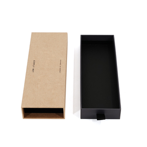 Tùy Chỉnh Sinh Thái Thân Thiện Với Hộp diêm Phong Cách Cứng Nhắc Ngăn Kéo Bao Bì Hộp Giấy Kraft Hộp Cứng Với Một Trượt Khay Bên Trong - Product Image 5