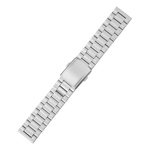 Bracelet de montre en acier inoxydable avec fermoir papillon, bracelet de remplacement 18mm 20mm 22mm 24mm pour montre connectée - Product Image 3