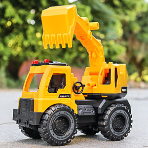 Jinying Ensemble de 6 Véhicules de Construction Urbaine, Jouet de Voiture d'Ingénierie Coulissante, Design Réaliste, Jouet Éducatif pour Enfants, Cadeau de Jeu - Product Image 4