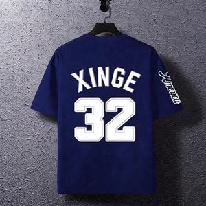 T-shirt Oversize Homme Personnalisé avec Logo OEM, 100% Polyester, Coupe Boxy, Décontracté, Maillot de Foot, Streetwear, Entraînement Sportif, Séchage Rapide, Vente en Gros - Product Image 2