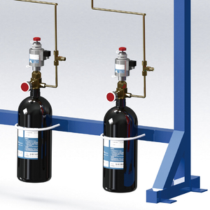 ระบบดับเพลิง 90 ลิตร HFC 227Ea ระบบป้องกันอัคคีภัย FM200 แบบท่อเหล็ก - Product Image 3