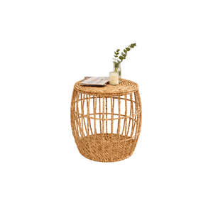 The Dean <b>Coffee</b> <b>Table</b> is crafted from natural water hyacinth, featuring natural colors and eco-friendly elegance. - Product Image 1