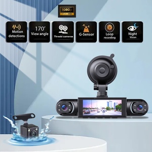 מצלמת <span class=keywords><strong>dvr</strong></span> מכונית 1080p <span class=keywords><strong>4</strong></span> ערוצים עם תצוגת HD קדמי וערוצי hd עם ראיית לילה G חיישן לולאה הקלטה Dashcam - Product Image 6