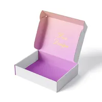Scatola di imballaggio personalizzata abbigliamento scarpe regalo calzini reggiseno articolo mailer box scatole di carta