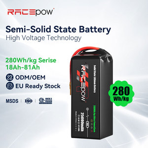 Batería de estado semisólido RacePow <span class=keywords><strong>268Wh</strong></span>/kg 8000mAh 6S 12S 14S HV 3.85V 4.4V Lipo para Dron VTOL de Pulverización Agrícola - Product Image 1