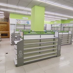 04-XDZYS010 meubles d'affichage de magasin de pharmacie <span class=keywords><strong>vitrine</strong></span> de magasin de médecine flambant neuf pour la conception de magasin de pharmacie - Product Image 1