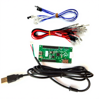 Carte d'encodage USB Raspberry Pi Pico à latence nulle pour PC, PS4, PS5, XBOXONE, iOS, Android, en plastique durable, pour machine de jeu d'arcade DIY