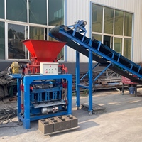 Machine à fabriquer des briques facile à utiliser à vendre, machine à fabriquer des briques en béton interverrouillées pour petites briqueteries