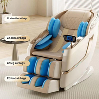 Silla de Masaje Corporal Completo 3D SL Track con Control por Voz, Altavoz Bluetooth, Calentamiento de Cintura y Pantorrillas, Reclinable de Gravedad Cero, Venta al por Mayor de Fábrica