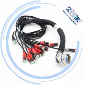 Kablo tedarikçisi özelleştirilmiş DT Deutsch overmarine elektrik kablosu koşum kordset erkek kadın deniz için 2-12 Pin konnektör - Product Image 2