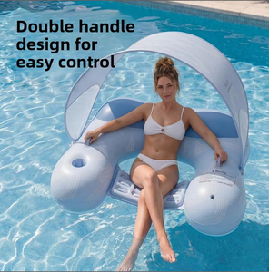 Canapé flottant gonflable YK2026-31, tapis gonflables pour <span class=keywords><strong>piscine</strong></span>, lac, plage, flotteurs pour adultes, enfants, famille, jeux aquatiques - Product Image 4
