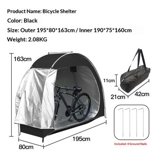 <span class=keywords><strong>Abri</strong></span> de rangement pour vélos Ouydoor, <span class=keywords><strong>abri</strong></span> pour 1 à 3 vélos, portable, imperméable, <span class=keywords><strong>abri</strong></span> de jardin, housse pratique pour VTT - Product Image 6