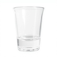 Verre à shot transparent à large ouverture de 65 ml, base lourde, pour dégustation de vodka et de tequila, fournisseur en gros