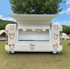 รถพ่วงรถบรรทุกอาหารทาโก้พร้อมแผ่นเหล็กและสถานีเตรียมอาหารเม็กซิกัน - Product Image 3