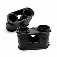 Boîtier optique binoculaire en aluminium moulé sur mesure, revêtement noir en poudre, corps de télémètre de vision nocturne OEM
