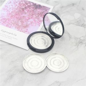 Maxfree Free Samples Black <b>Magnetic</b> Empty Blush Compact Powder Case with Mirror Recyclable Cosmetic Container (Customizable) - Product Image 3