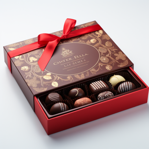 Hộp quà Giáng sinh hình ngăn kéo đựng sôcôla, kẹo, hộp sôcôla trống trơn - Product Image 3