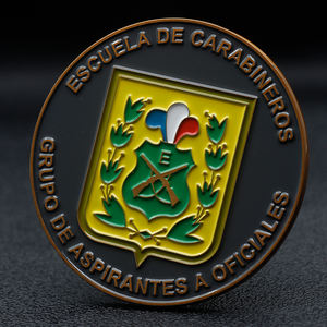 عملات معدنية مخصصة مطلية بالذهب الفضة ثلاثية الأبعاد من النحاس الأصفر للنحاس والكوبرونيكل للتحدي عملات شيلية للنقش - Product Image 6