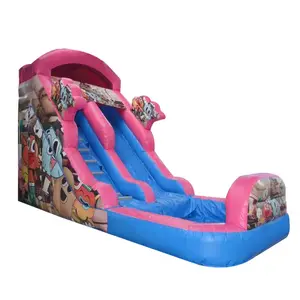 Water Play Equipment Park Inflatable Pvc Tarpaulin Inflatable Water Slides For Pool Jumping Castles Inflatable Water Slide