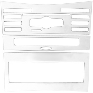 Panneau de console centrale Snblo pour Mercedes Benz Classe E W212 2014-2015, finition polie, garniture intérieure en PVC - Product Image 3