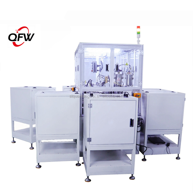 QFW Flexible Automatic Assembly Machine for Plug Socket & Bottle Cap - Motor & PLC Driven