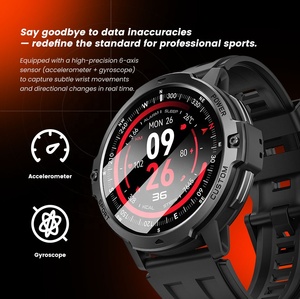 Smartwatch C31 Impermeabile 3ATM <span class=keywords><strong>2026</strong></span> con GPS, Bussola, Barometro, Altimetro, Schermo da 1.46'' e Batteria da 500mAh per Sport all'Aperto e Fitness - Product Image 2