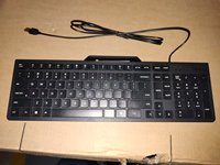 Untuk Lenovo Calliope Gen3 USB Keyboard Hitam Tata Letak AS FRU 5D50U84767 1PSD51Q93334 Keypad Numerik Berkabel dengan Penyangga Perangkat