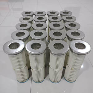 工业高效除尘器不锈钢顶部安装防静电折叠袋式滤芯 - Product Image 4