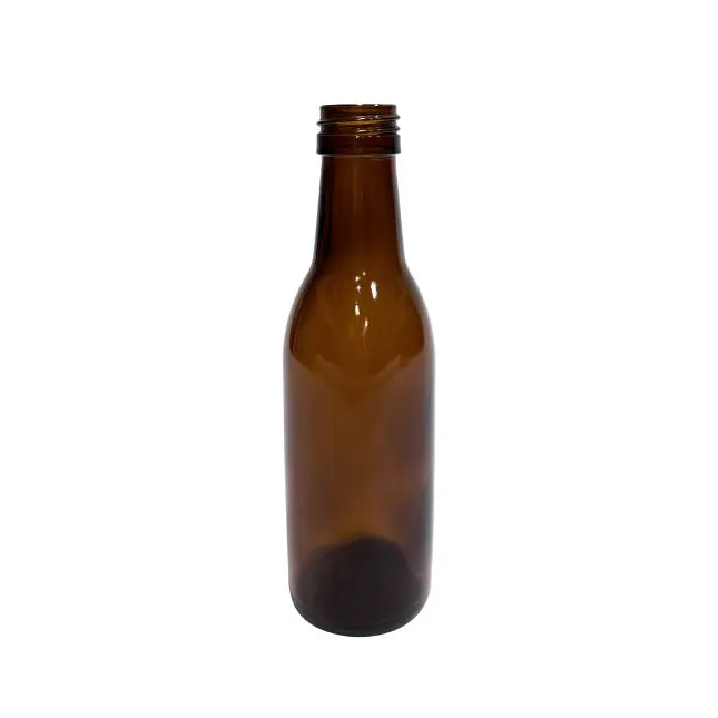 Custom High quality 150ml empty beer bottle amber brown blue glass bottle Drink alcoholic medicine container