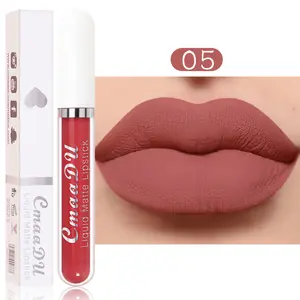 Clássico Moda Matte Velvet Lip Glaze Hidratante Silky Suave Maquiagem Sexy Lip Stick Gift para as Mulheres