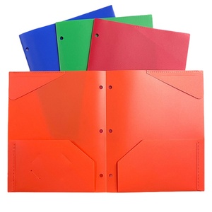 Nouveau design Orange couleurs 2 pochettes portefeuilles adaptés au dossier <span class=keywords><strong>de</strong></span> fichiers <span class=keywords><strong>de</strong></span> bureau Matériau PP grande capacité peut contenir plus <span class=keywords><strong>de</strong></span> fichiers - Product Image 3