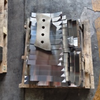 Lame de cisaillement hydraulique de haute précision, bord de coupe en alliage tranchant pour la découpe de plaques d'acier épaisses, de profilés en acier et de poutres