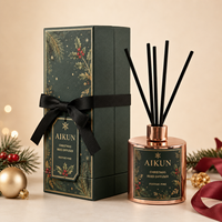 Difusor de Aromas para el Hogar AIKUN, Flexible, Seguro, Sin Alcohol, Fórmula Natural con Aceites Esenciales, Personalizable para Navidad