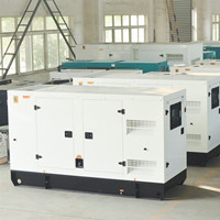 Generador diésel de cuatro tiempos refrigerado por agua de arranque eléctrico 10kw 12kva 15kva grupo electrógeno diésel alimentado por motor UK-Perkin