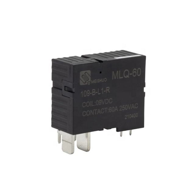 Meishuo MLQ-60-109-B-L1-R Magnetic Latching Relay 60a DC 9V 12v 24v NO 60A 250VAC Electromagnetic Relay High Power PCB 1A 1B