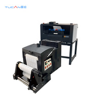 Mesin Printer Transfer Panas A3 Dtf dengan Head Printer Xp600 dan Tinta Putih 30cm
